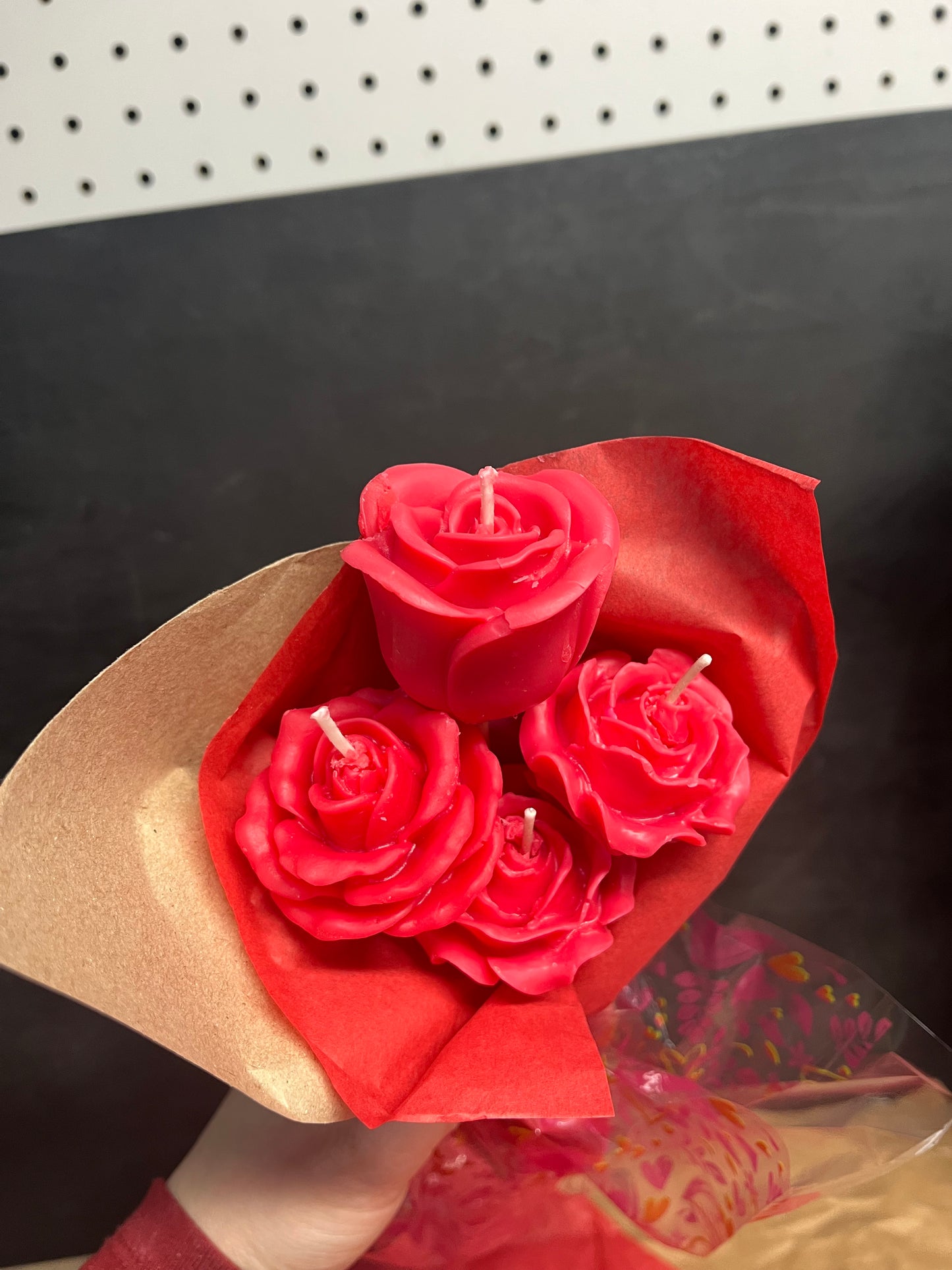 Candle Roses Bouquet