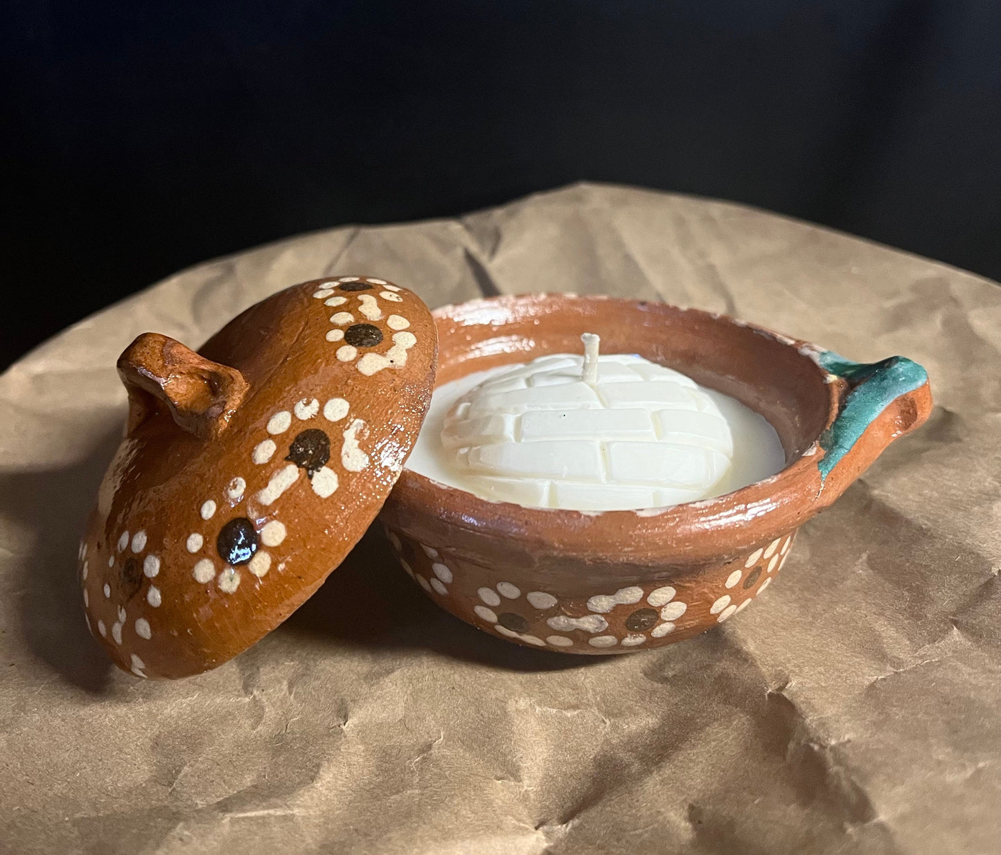 Concha vela candle